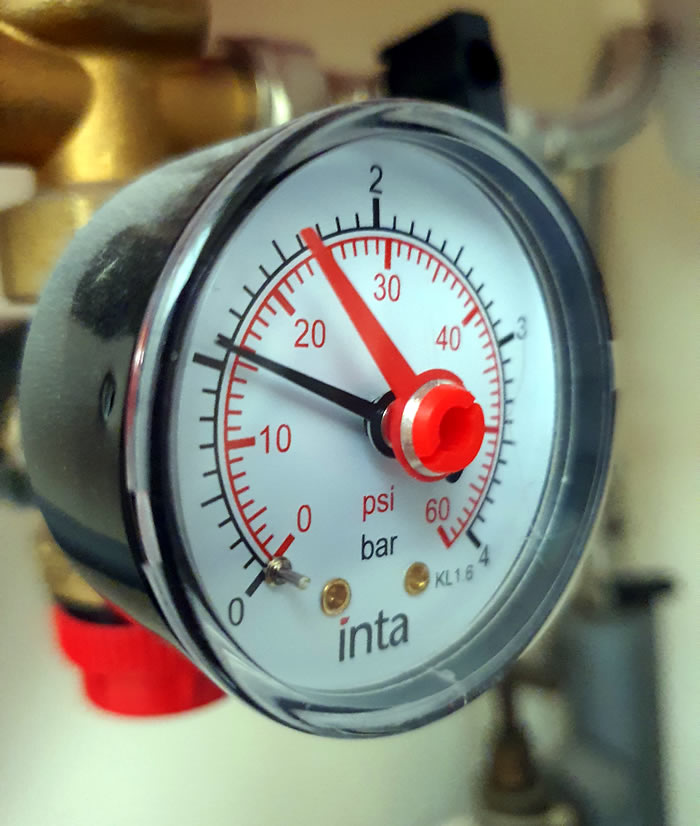 low boiler pressure